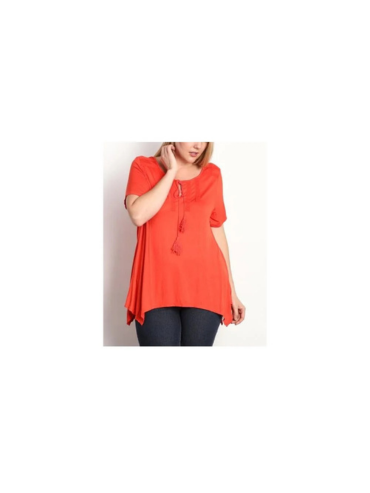 Beautiful Handkerchief Hem Tunic