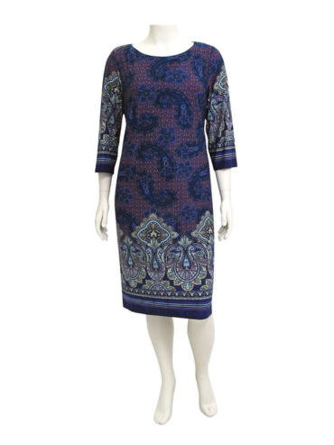Paisley Bashfully Blue Print Dress